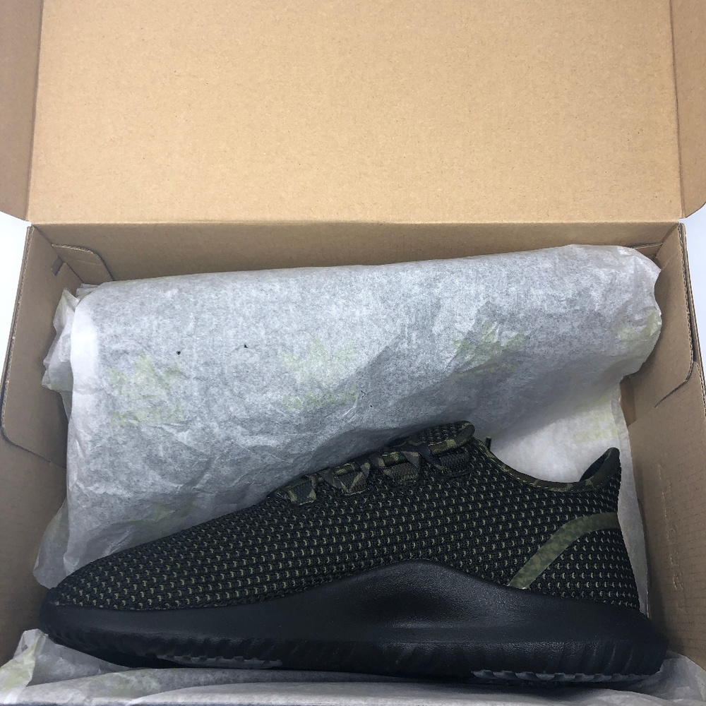 Adidas Tubular Shadow-Black-Olive Cargo-Black-Sneakers NEW in BOX FAST SHIPPING! - Picture 7 of 9